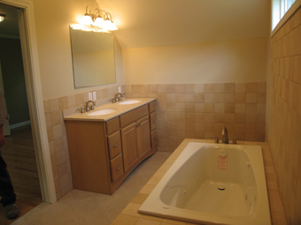 Master Bath New Construction Picture